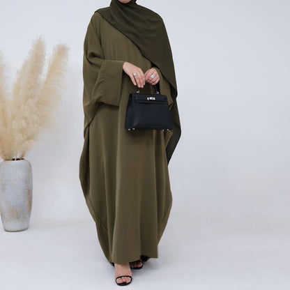 Tabara Nida Classic Abaya – Plain Everyday Modest Wear