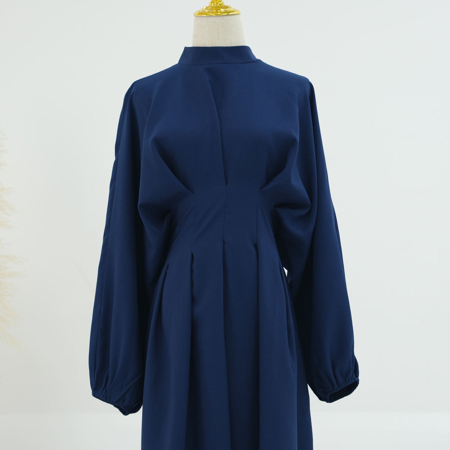 Tabara Modest Long Sleeve Abaya  Islamic Women’s Dress with Side Zip