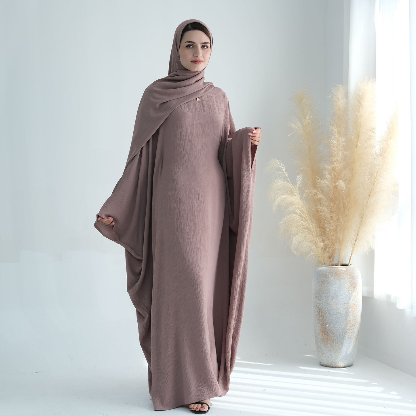 Latest Modest Abaya by Tabara  Elegant Muslim Dress Turkey Style