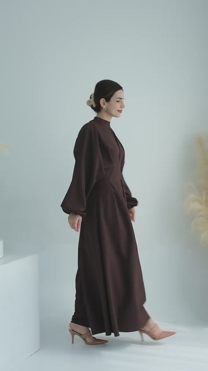 Tabara Ease Zip Abaya – Long Sleeve Side-Zip Style