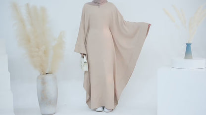 Tabara Dubai Classic Abaya – Closed Style with Inner Tie Belt